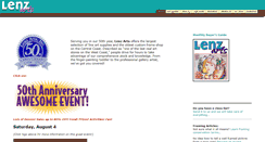 Desktop Screenshot of lenzarts.com